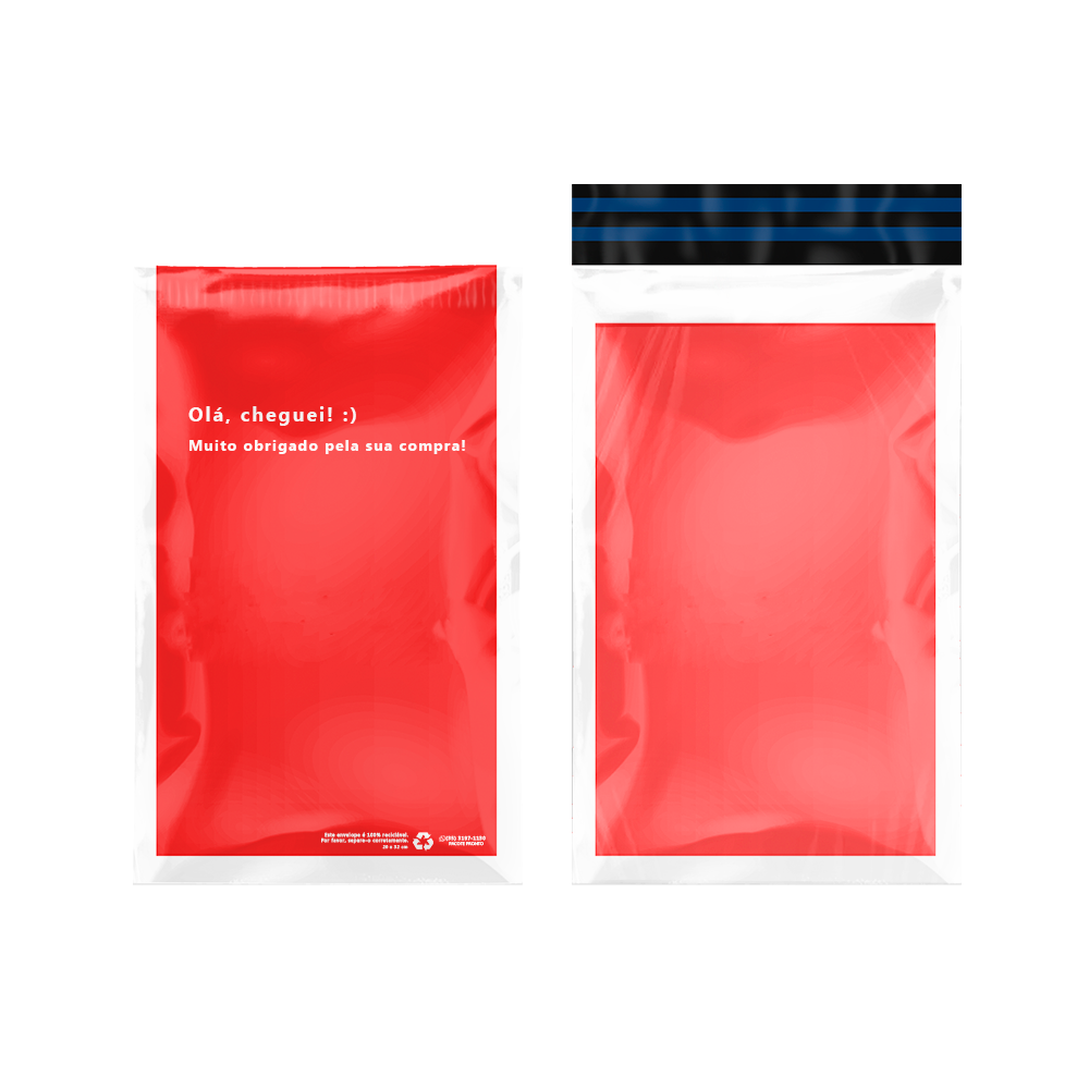 Imagem do produto Envelope 20x32 Vermelho com Canguru