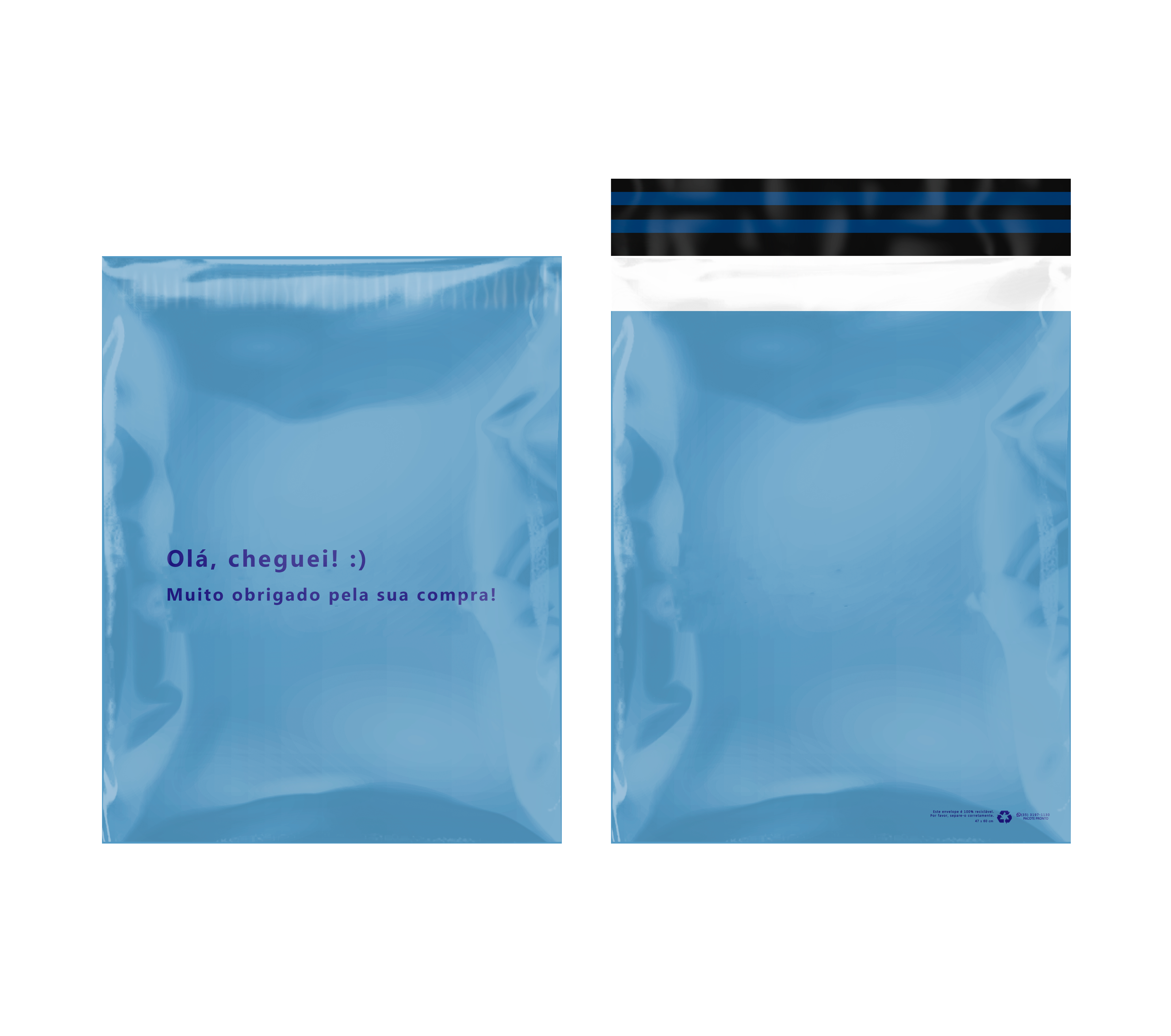 Imagem do produto Envelope 47x60 Azul Bebê