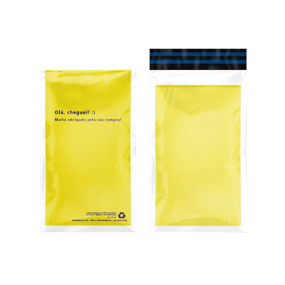 Imagem do produto Envelope 15x25 Amarelo com Canguru