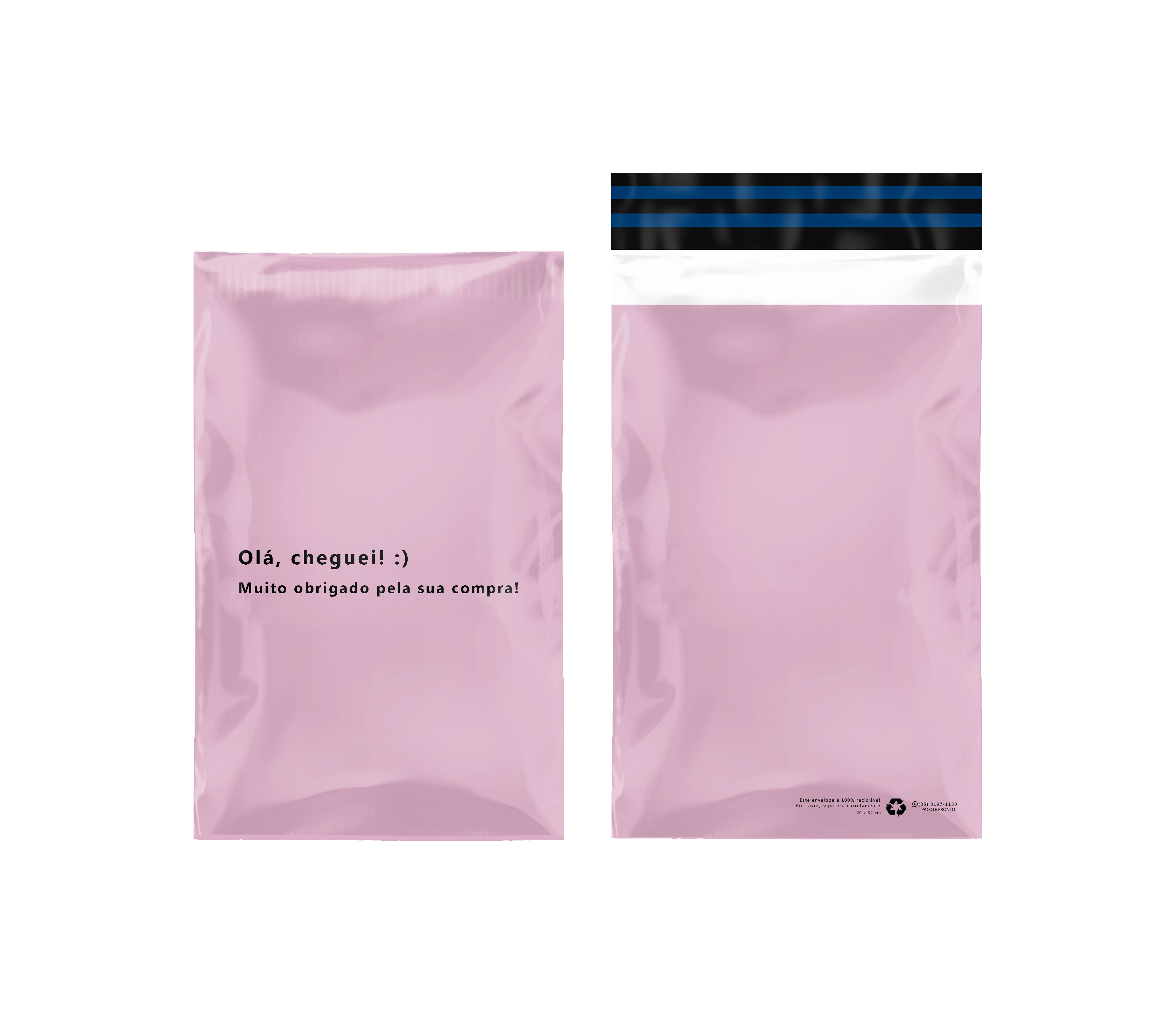 Envelope 20x32 Rosa Bebê | PacotePronto