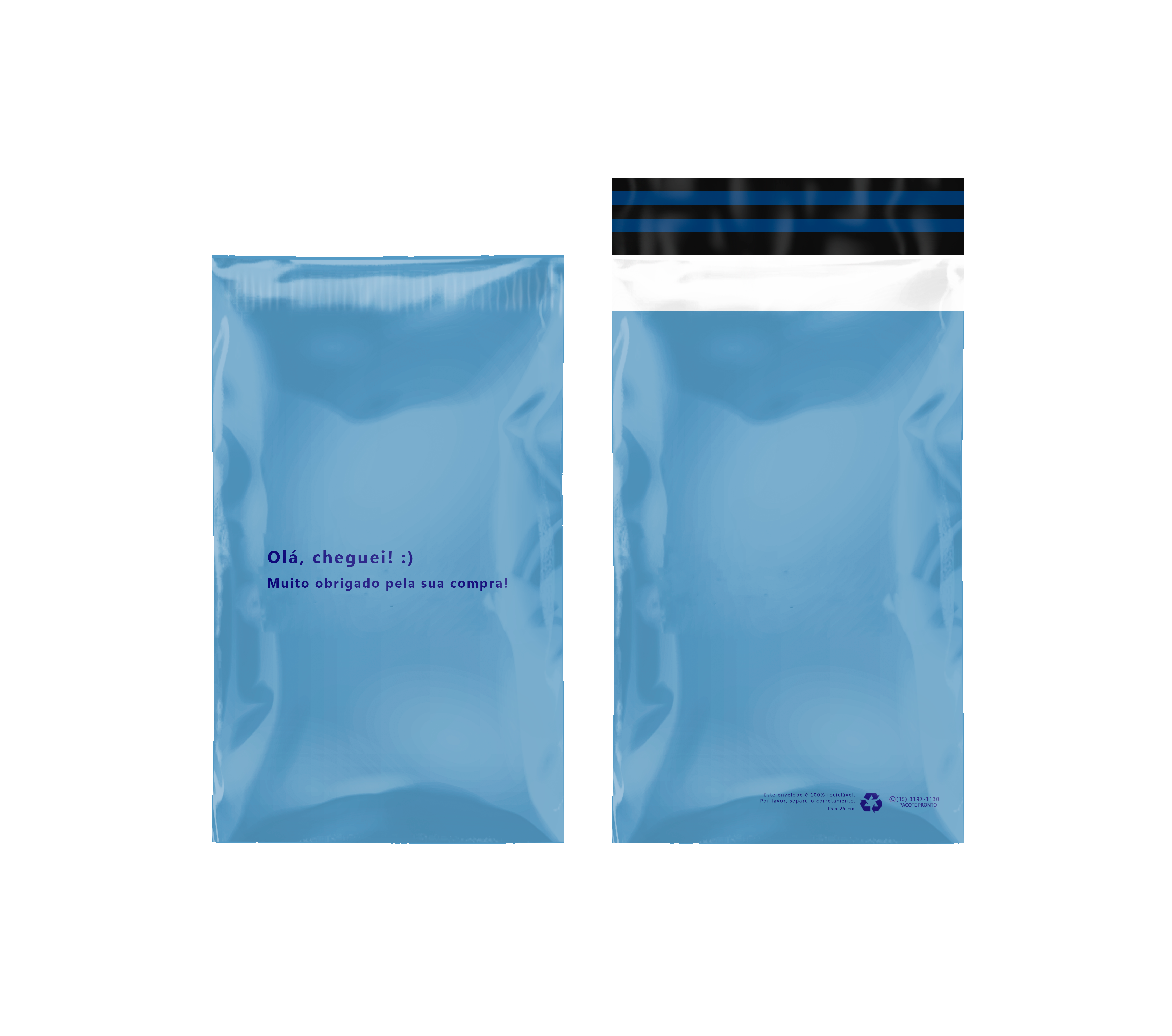 Imagem do produto Envelope 15x25 Azul Bebê