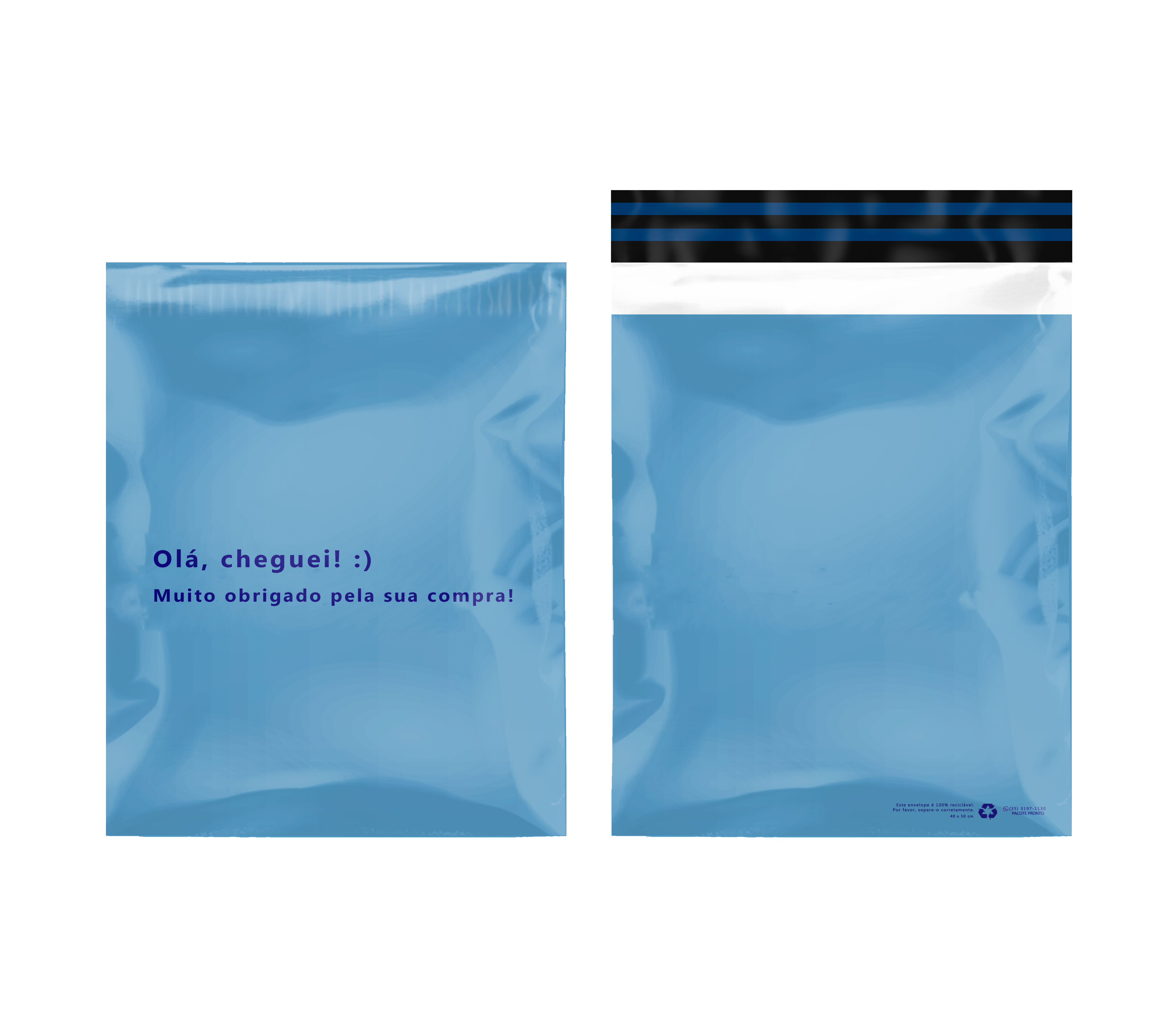 Imagem do produto Envelope 40x50 Azul Bebê