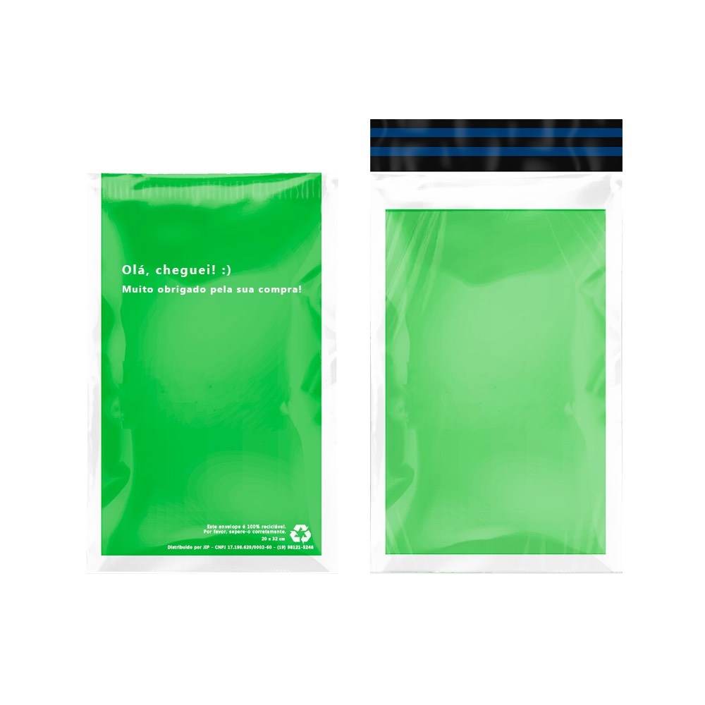 Imagem do produto Envelope 20x32 Verde com Canguru