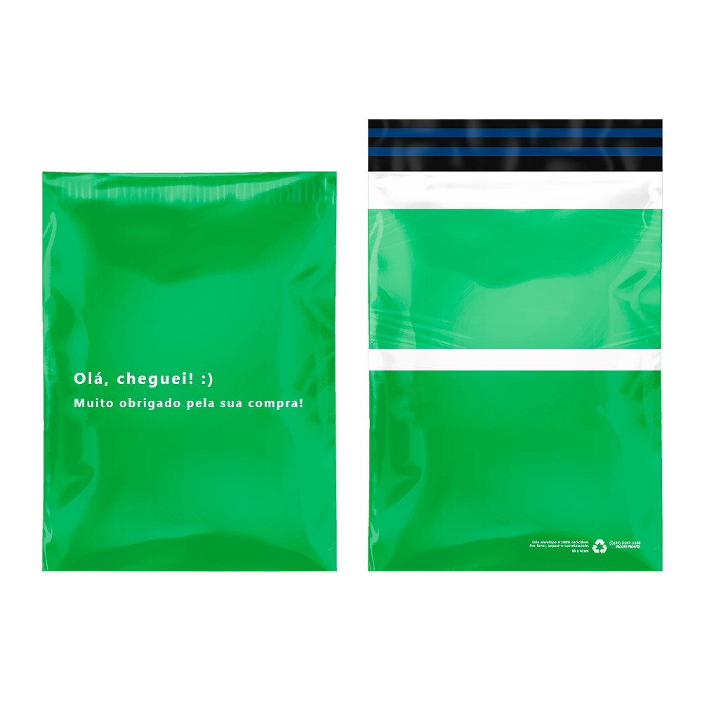 Imagem do produto Envelope 30x41 Verde com Canguru