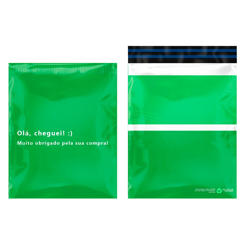 Imagem do produto Envelope 40x50 Verde com Canguru
