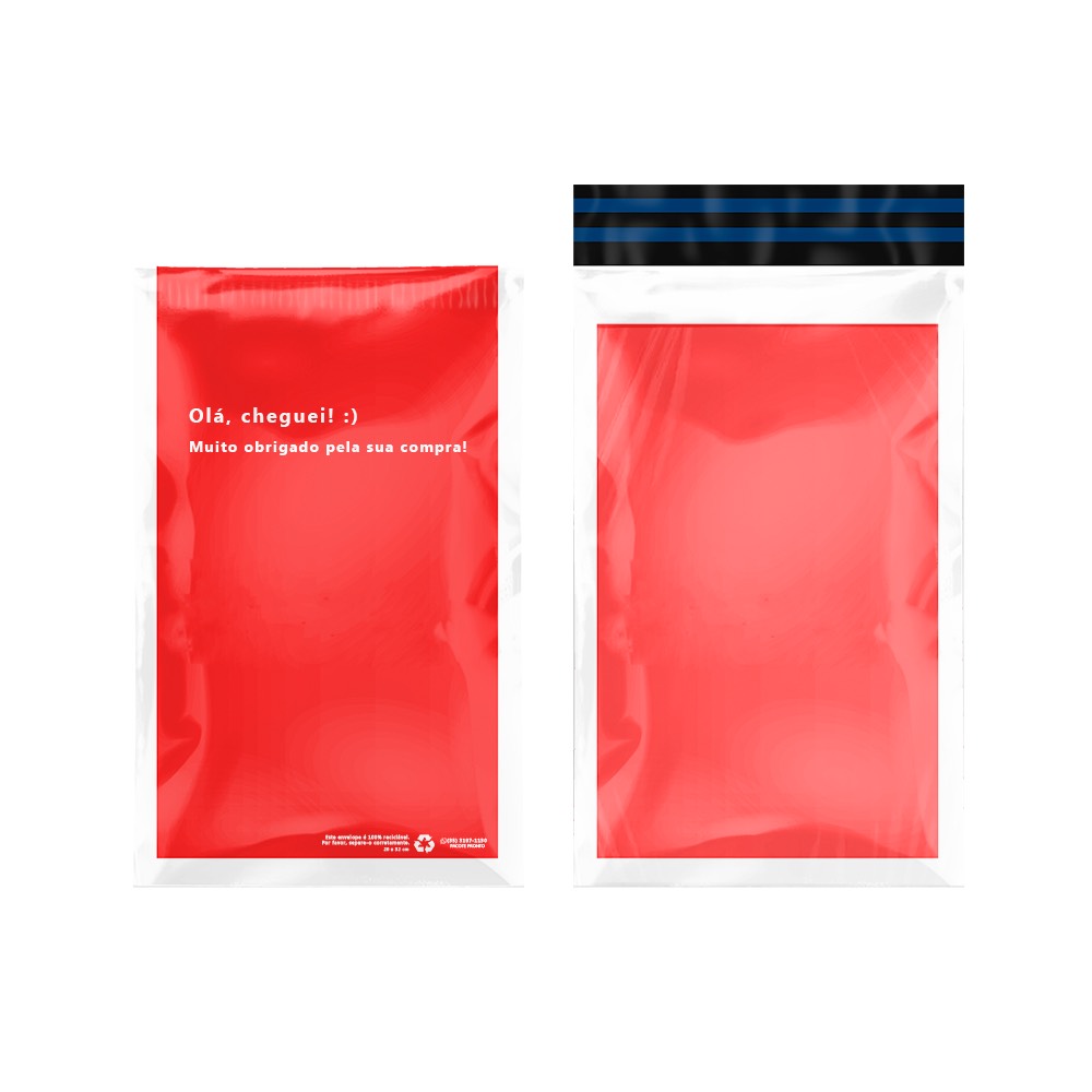 Imagem do produto Envelope 20x32 Vermelho com Canguru