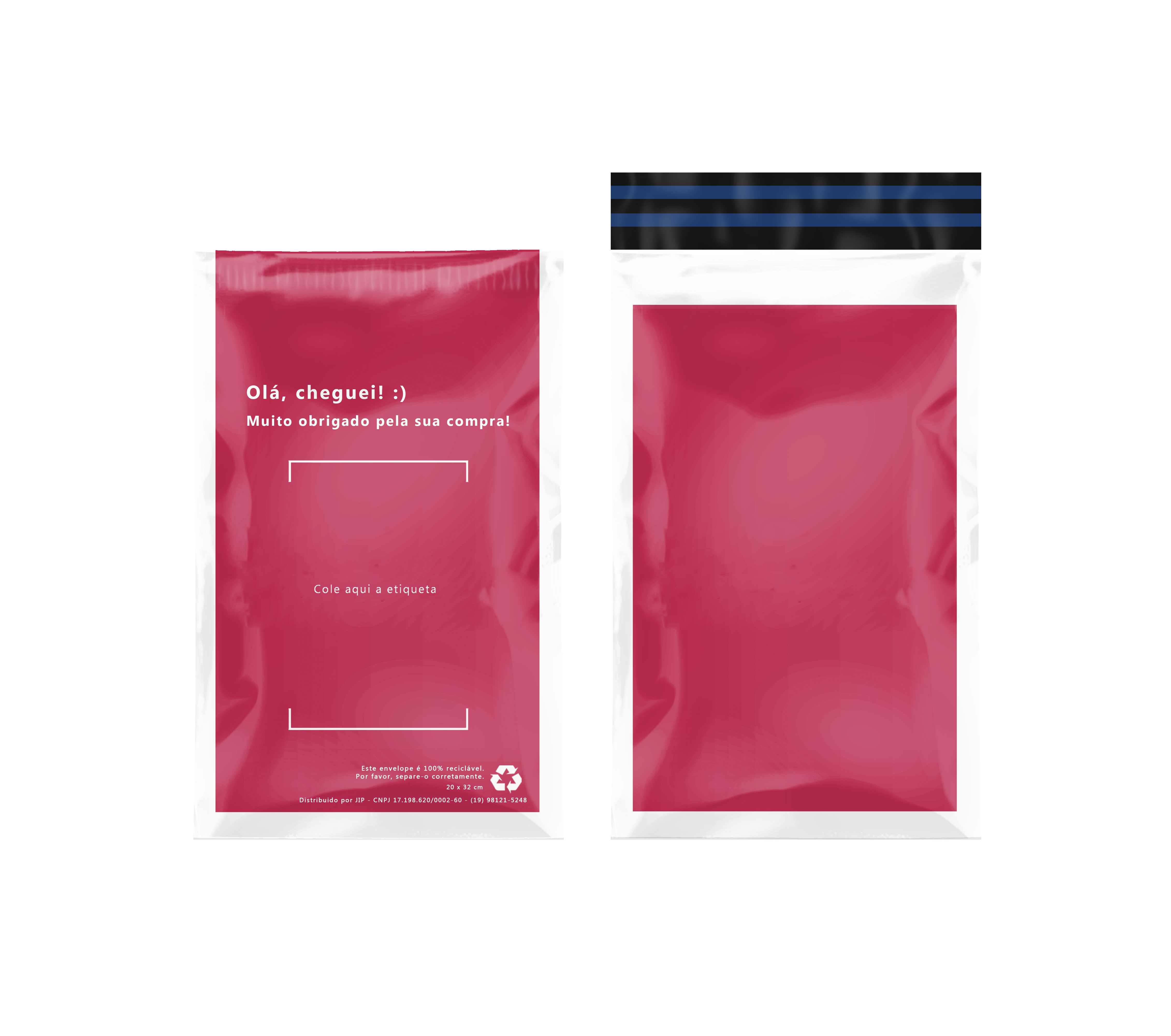 Imagem do produto Envelope 20x32 Rosa Escuro com Canguru